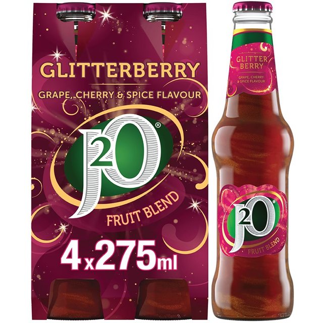 J2O Glitterberry, 4 x 275ml