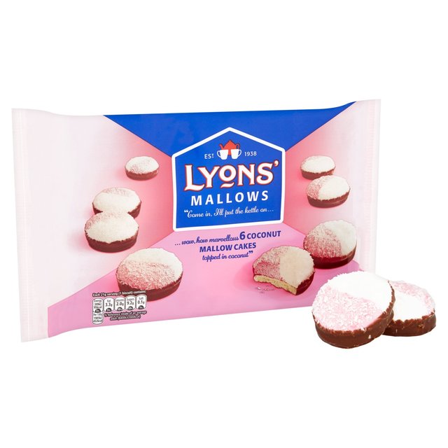 Lyons Coconut Mallows, 125g