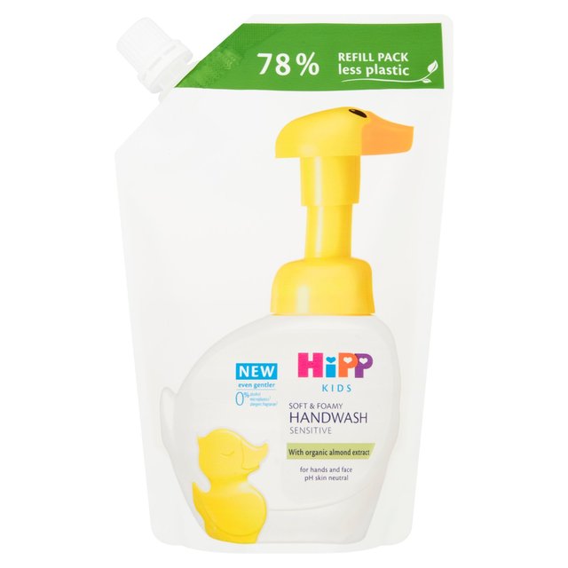 HiPP Kids Soft & Foamy Handwash Duck Refill for Sensitive Skin, 250ml