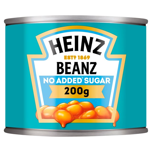Heinz No Added Sugar Baked Beans, 200g