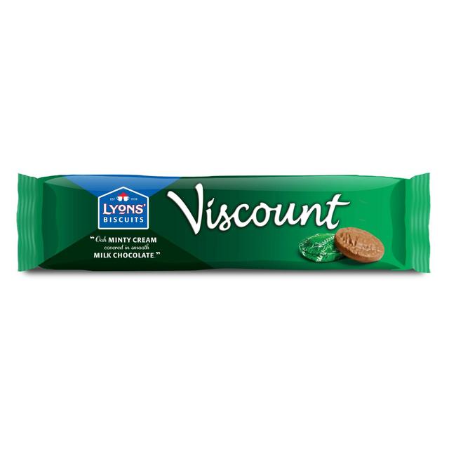 Lyons Viscount Mint Chocolate Biscuits, 98g