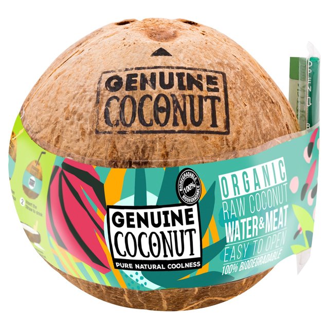 Genuine Coconut - Raw Organic Coconut Water from Ocado