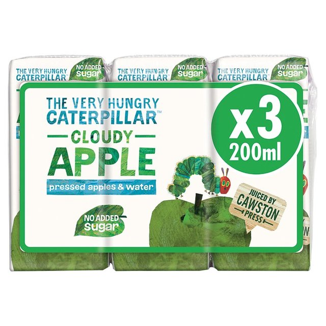 Cawston Press Hungry Caterpillar Cloudy Apple Juice, 3 x 200ml