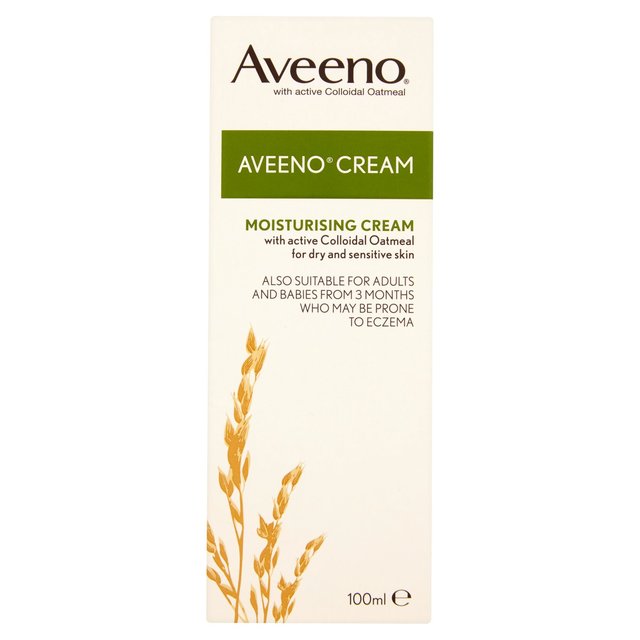 Aveeno Moisturising Cream With Natural Colloidal Oatmeal, 100ml