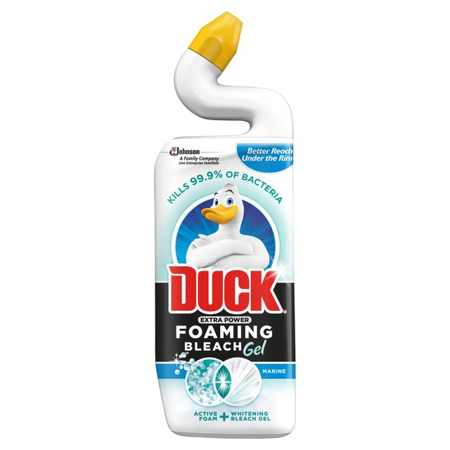 Duck Foaming Bleach Gel Toilet Liquid Cleaner Marine, 750ml