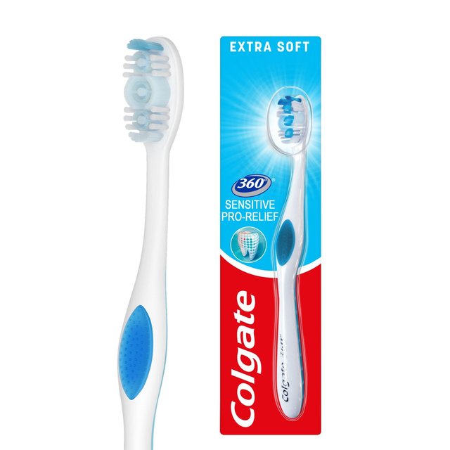 Colgate 360 Sensitive PRO-Relief Extra Soft Toothbrush, One Size