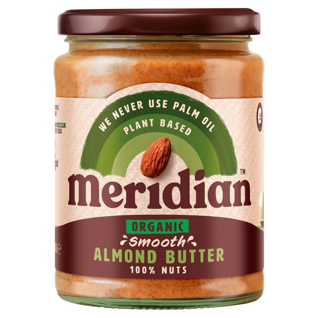 Meridian Organic Smooth Almond Butter 100%, 470g