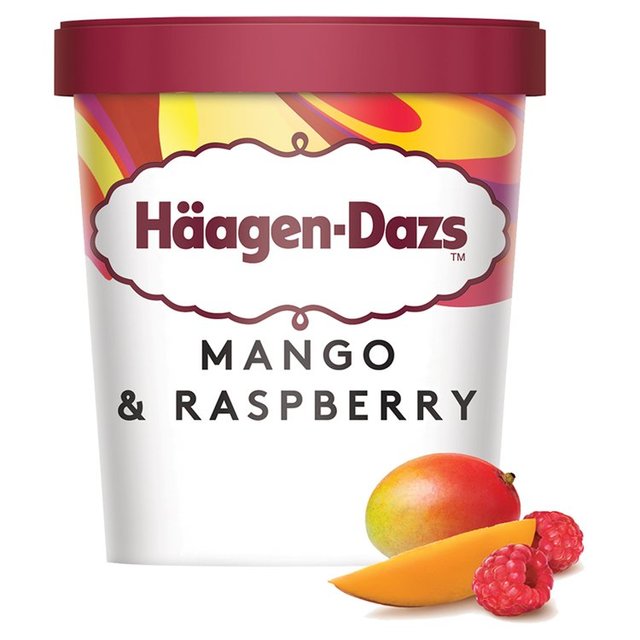 Hagen-Dazs Mango & Raspberry Ice Cream, 460ml