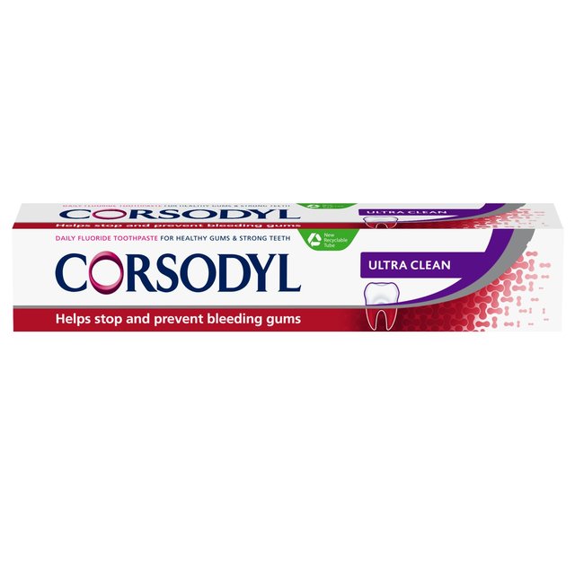 Corsodyl Gum Toothpaste Daily Gum & Teeth Care Ultra Clean, 75ml