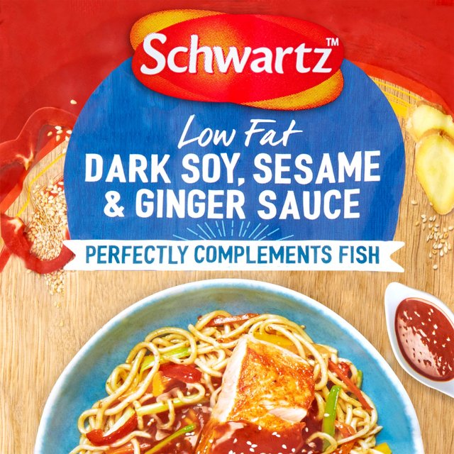 Schwartz Dark Soy, Sesame & Ginger Sauce for Fish, 300g
