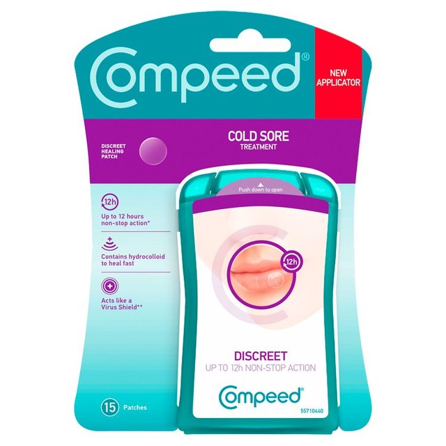 Compeed Invisible Cold Sore Patch, 15 Per Pack