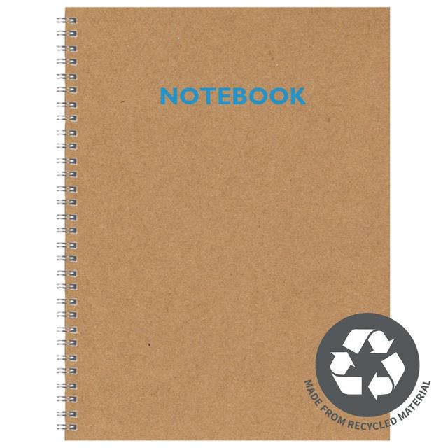Silvine A4 Recycled Notebook Kraft Cover