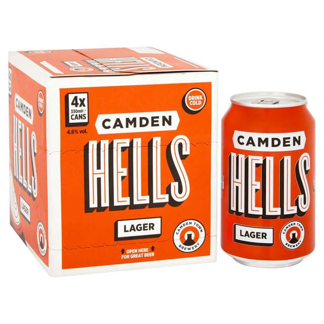 Camden Hells Lager, 4 x 330ml