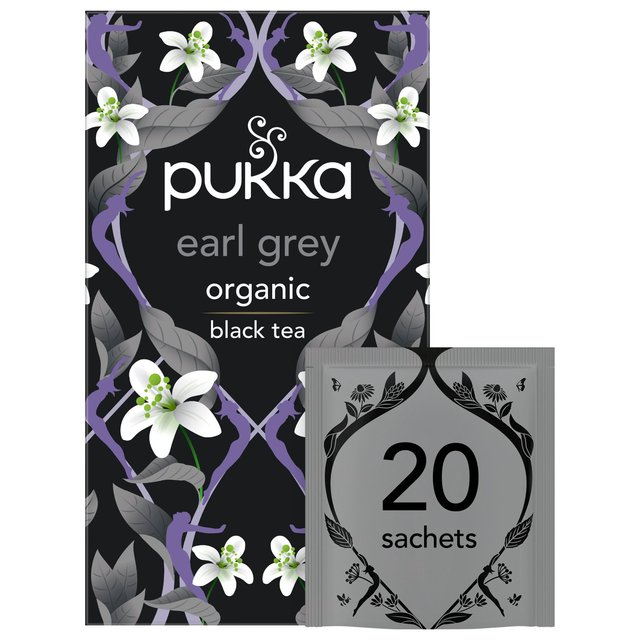 Pukka Tea Herbs Gorgeous Earl Grey Tea Bags, 20 Per Pack