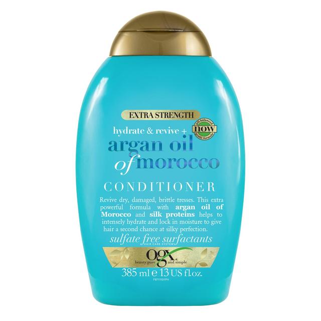 OGX Hydrate & Revive+ Argan oil Extra Strength pH Balanced Conditioner, 385ml