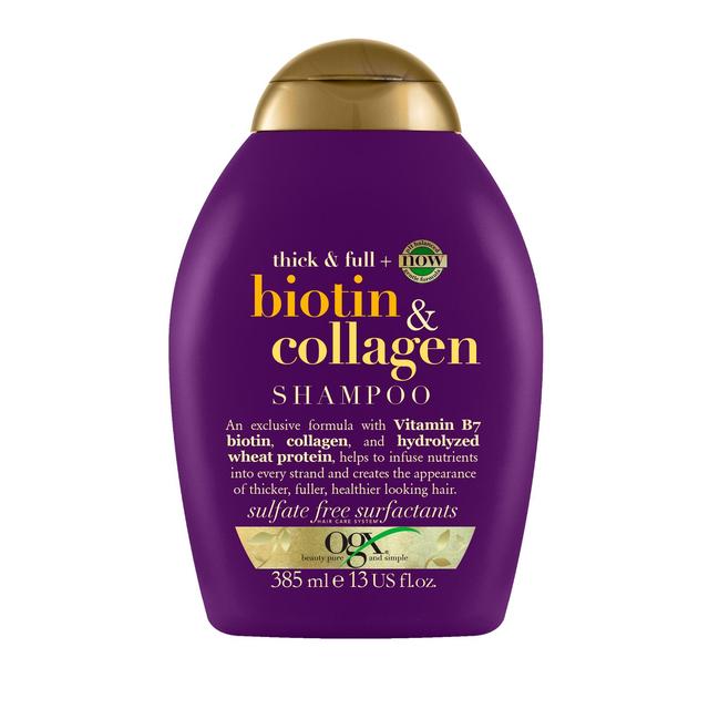 OGX Thick & Full+ Biotin & Collagen pH Balanced Shampoo, 385ml