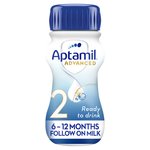 Aptamil Advanced 2 Follow On Formula Baby Milk Liquid 6-12 Months 