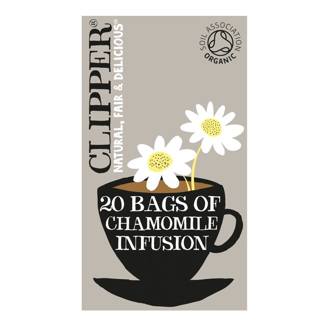 Clipper Organic Chamomile Tea Bags Infusion, 20 Per Pack