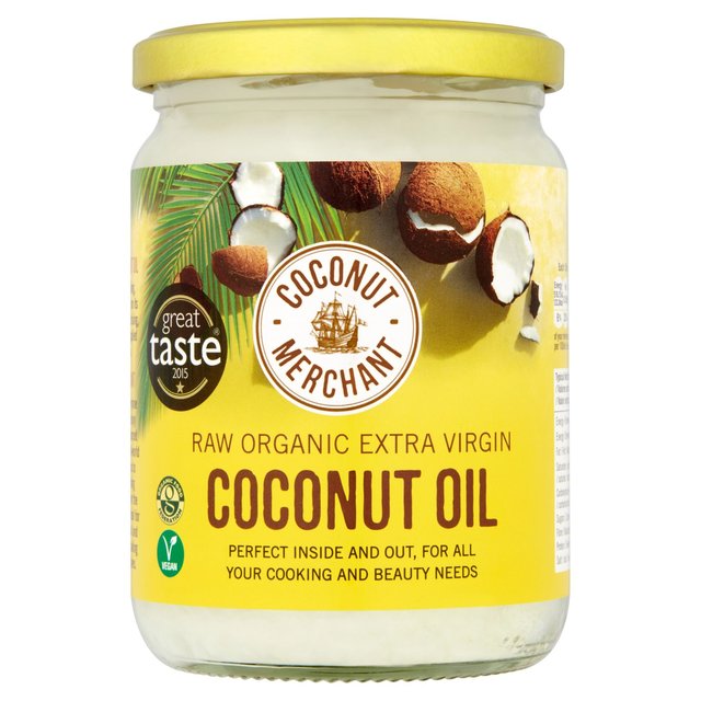 Coconut Merchant Organic Raw Extra Virgin Coconut Oil, 500ml