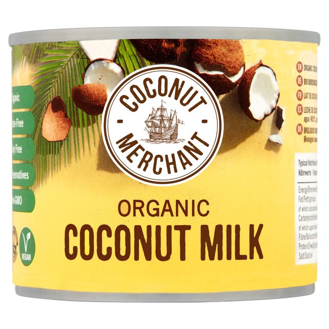 Coconut Merchant Organic Coconut Milk, 200ml