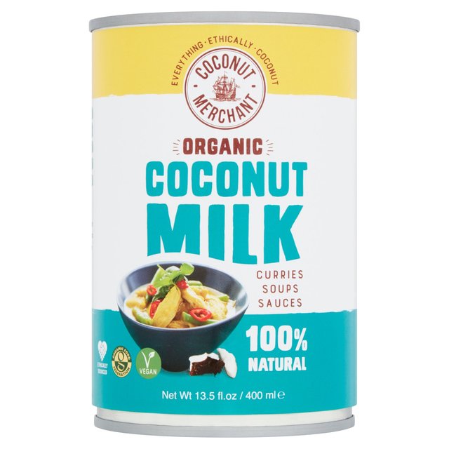 Coconut Merchant Organic Coconut Milk, 400ml