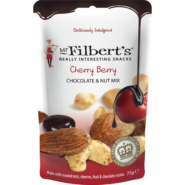 Mr Filbert’s Cherry Berry Chocolate & Nut Mix, 75g