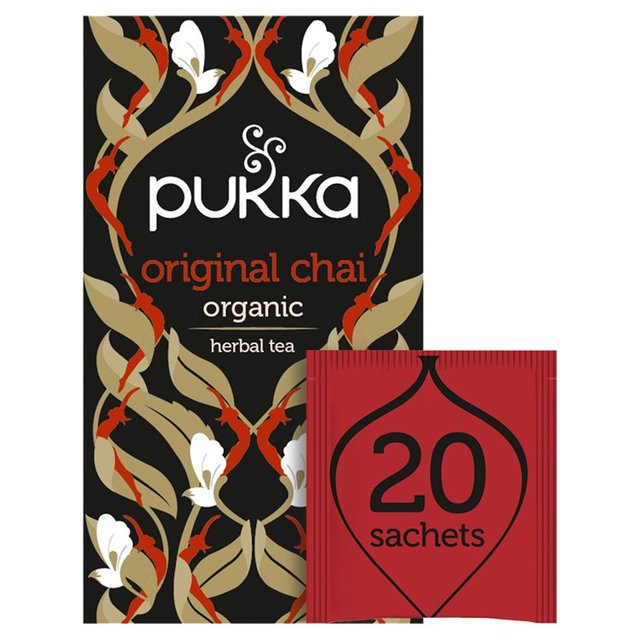 Pukka Herbs Original Chai Tea Bags, 20 Per Pack
