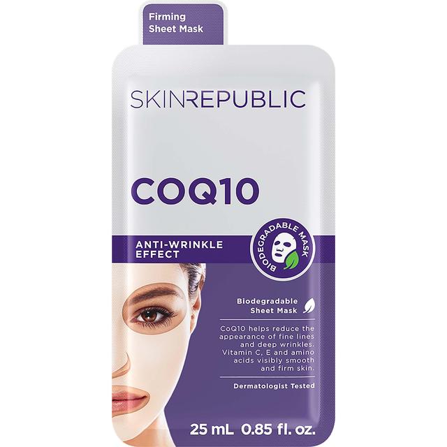 Skin Republic Biodegradable Caviar + CoQ10 Sheet Face Mask, One Size