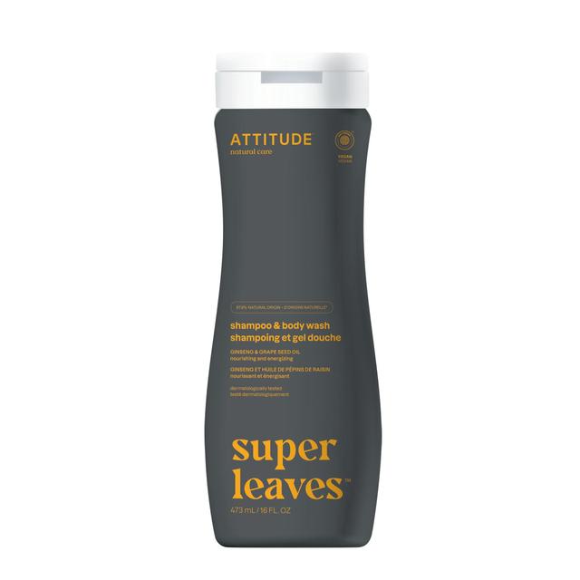 Attitude Super Leaves Shampoo & Body Wash 2-in-1 Sports, 473ml
