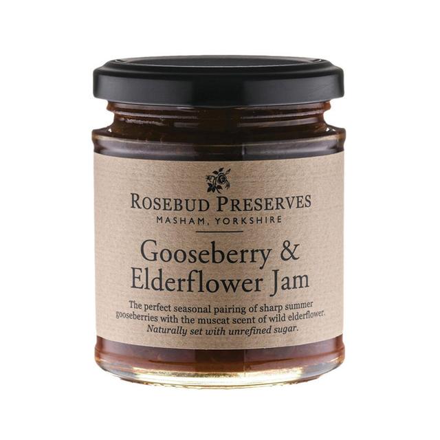 Rosebud Preserves Gooseberry & Elderflower Jam, 227g