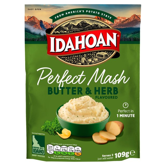 Idahoan Butter & Herb Mash, 109g