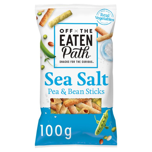 Off The Eaten Path Sea Salted Bean Sticks Sharing Bag Crisps, 100g
