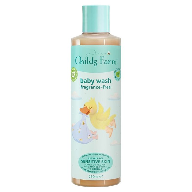 Childs Farm Baby Unfragranced Body Wash, 250ml