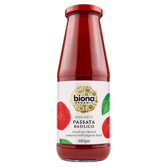 Biona Organic Passata With Basil, 700g
