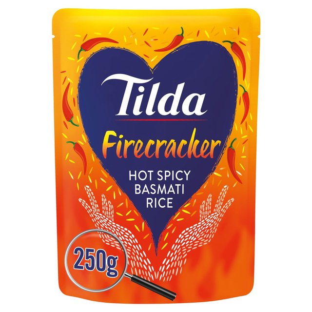 Tilda Microwave Hot Firecracker Basmati Rice, 250g