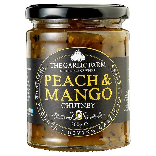 The Garlic Farm Peach & Mango Chutney, 285g