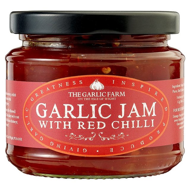 The Garlic Farm Garlic Jam With Red Chilli, 240g