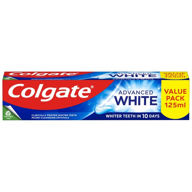 Colgate Advanced White Whitening Toothpaste, 125ml