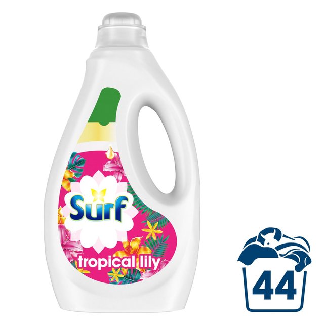 Surf Tropical Lily Concentrated Liquid Laundry Detergent 44 Washes, 1.188L