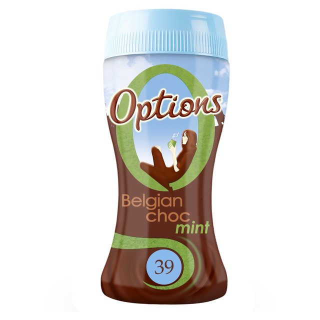 Options Mint Hot Chocolate Drink, 220g