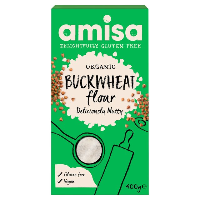 Amisa Organic Gluten Free Buckwheat Flour, 400g