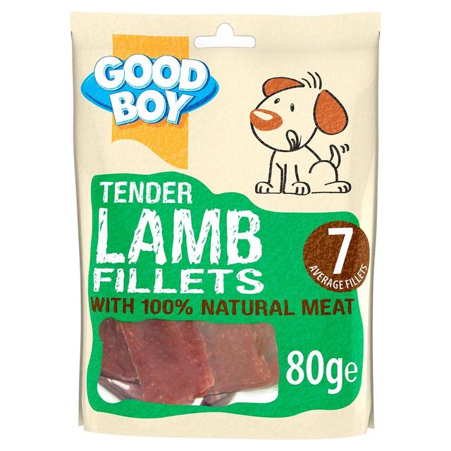Good Boy Tender Lamb Fillets Dog Treats, 80g