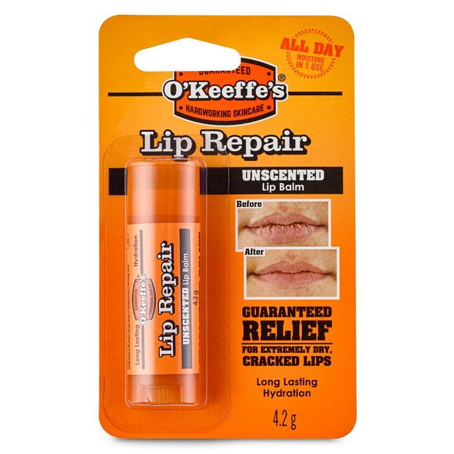 O’Keeffes Unscented Repair Lip Balm