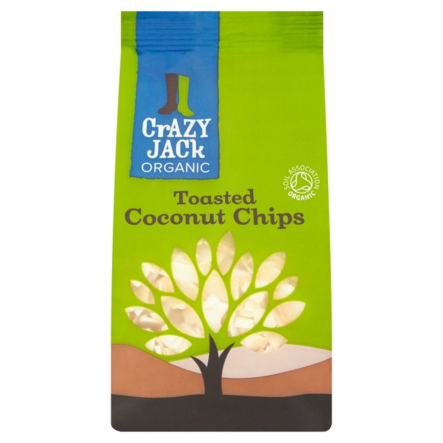Crazy Jack Organic Toasted Coconut Chips, 100g