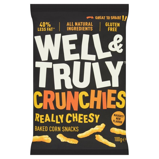 Well & Truly Crunchy Cheese Sticks, 100g