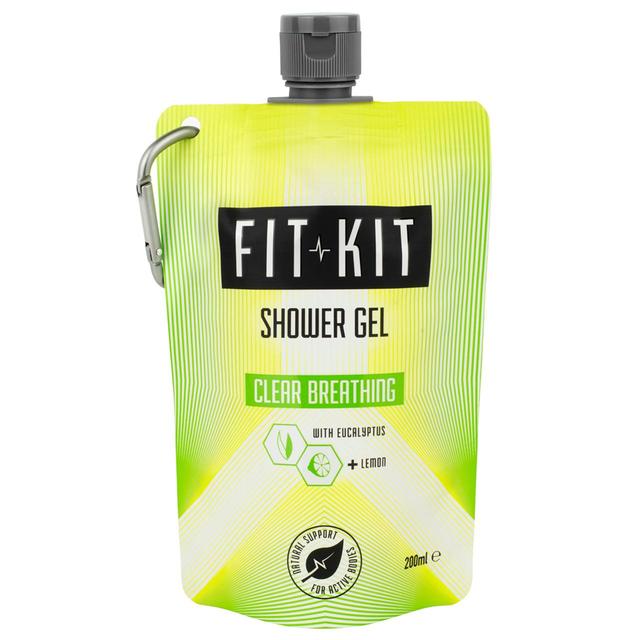Fit Kit Clear Breathing Shower Gel, 200ml