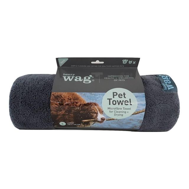 Henry Wag Microfibre Cleaning Dog Towel, One Size