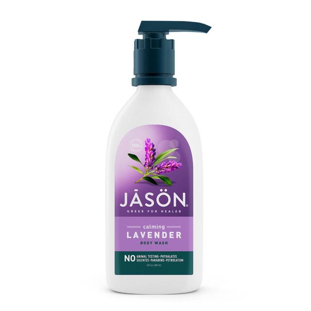Jason Vegan Lavender Satin Body Wash Pump, 900ml