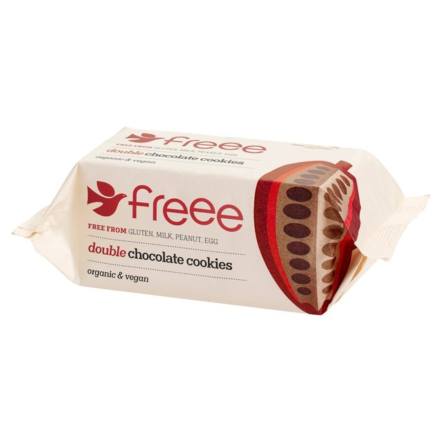 Doves Farm Freee Organic Gluten Free Double Chocolate Cookies, 180g