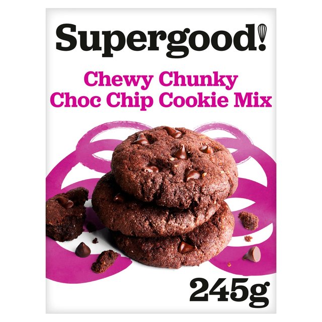 Supergood! Bakery Gluten Free & Vegan Chewy Chocolate Chip Cookie Mix, 245g